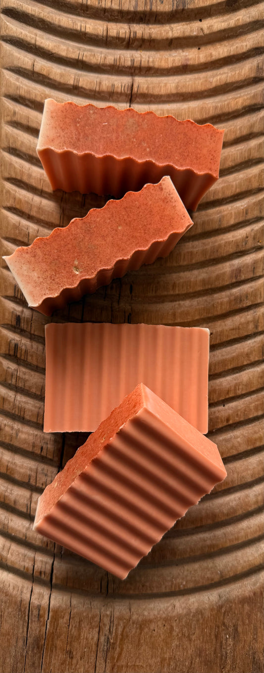 Orange Theory – Small Batch Goat’s Milk Soap | Citrus Crush + Mineral Swirl