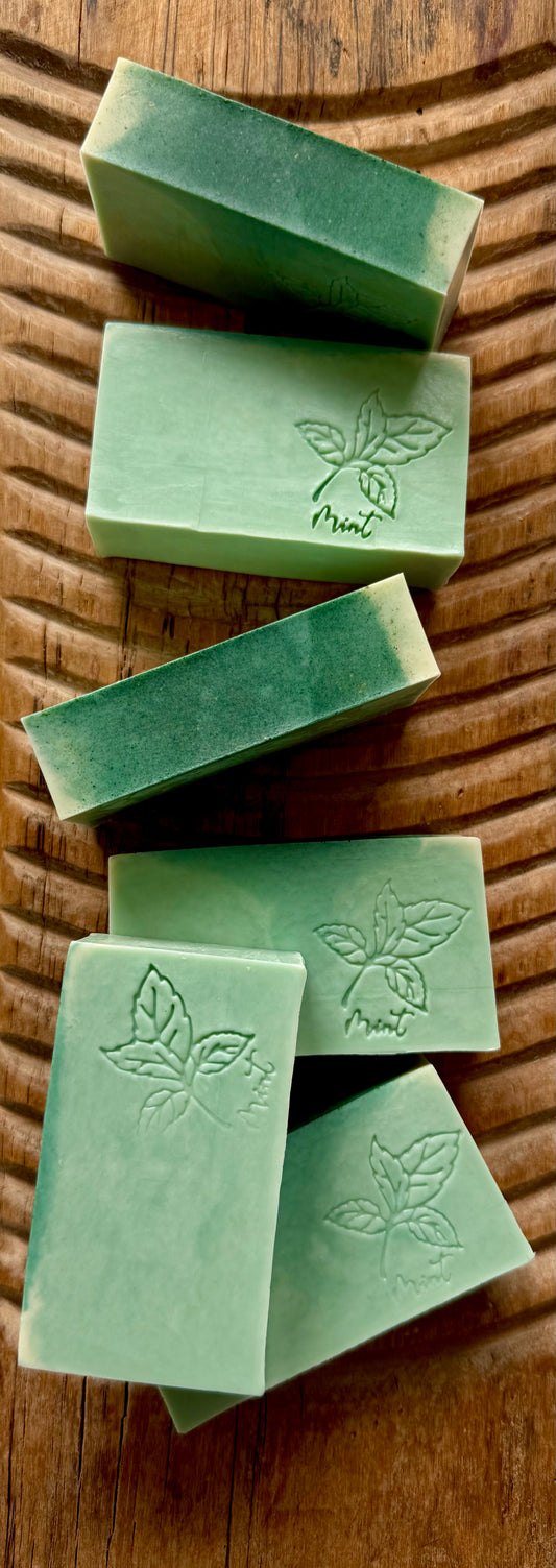 Mint Condition – Small Batch Goat’s Milk Soap | Cooling Green + Calm Flow