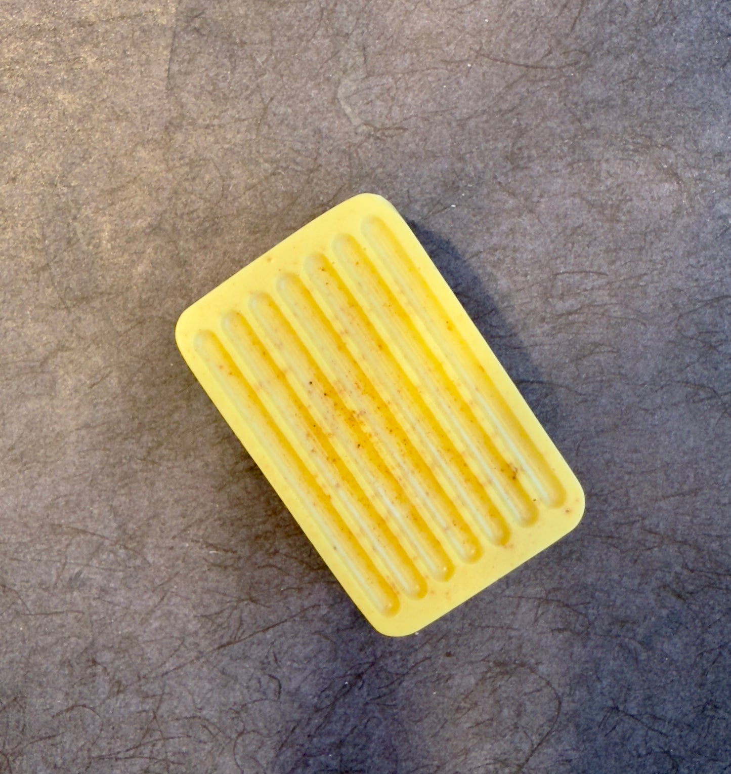 Lavender Honeycomb bee pollen speckled soap bar